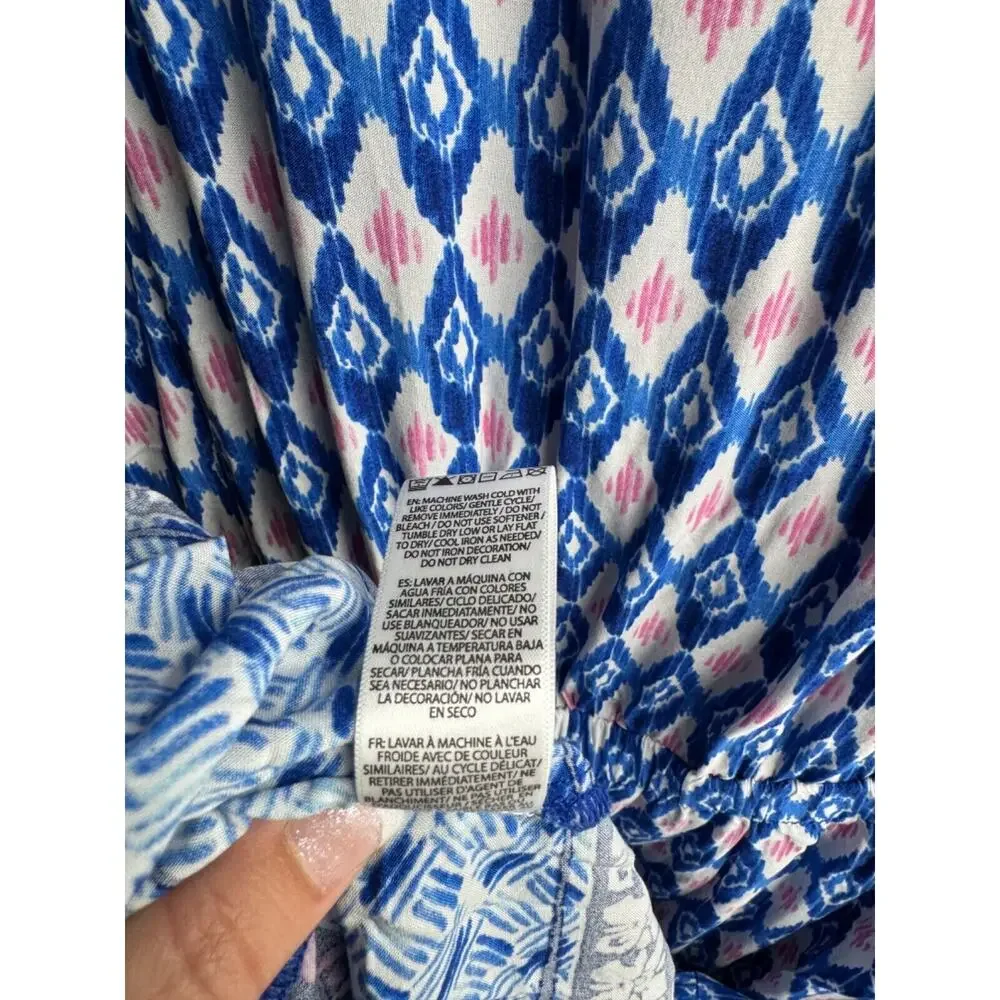 BeachLunchLounge Women's Peonia Sleeveless Back‎ Cut-Out Maxi Dress Size XL - Picture 7 of 7